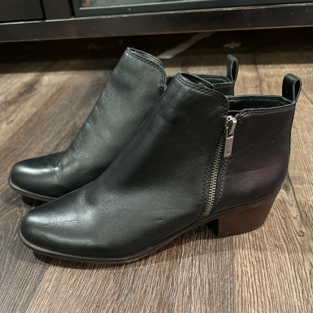 Lucky Brand leather Basal ankle booties women’s 9